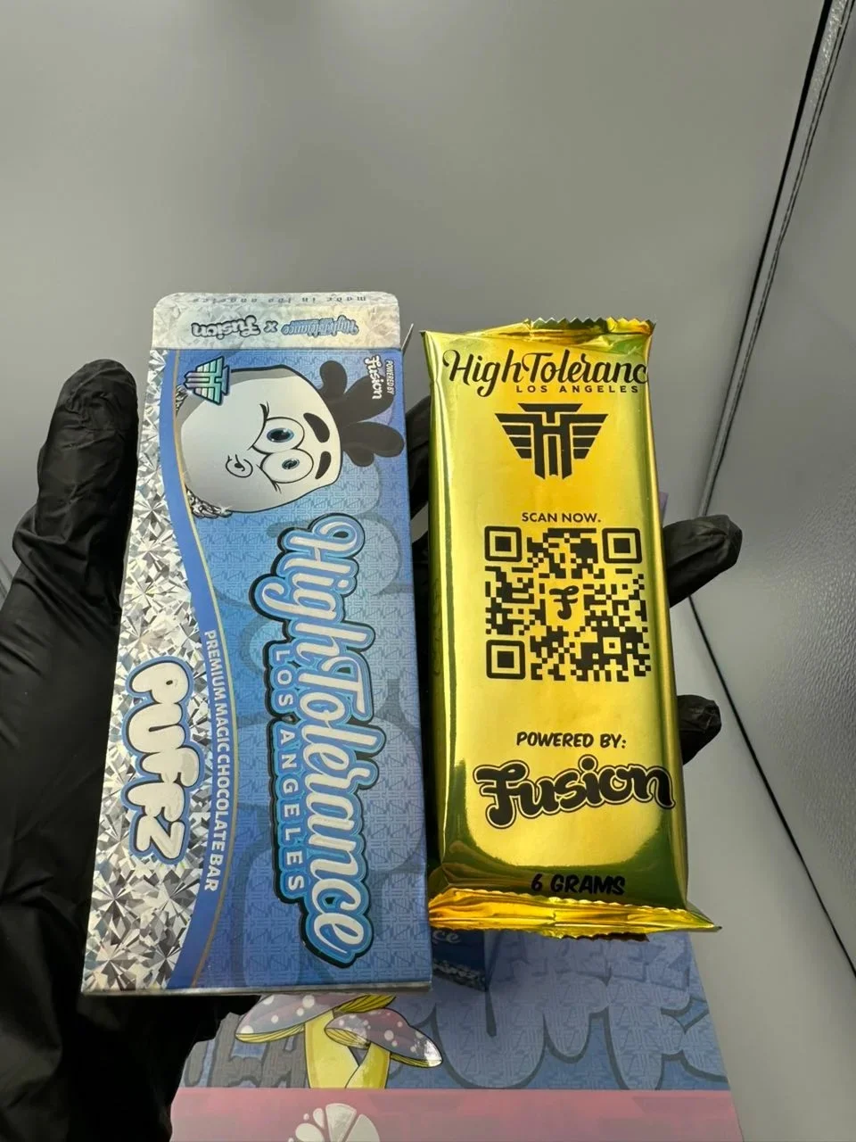 Puffz High Tolerance X Fusion Chocolate Bar | Premium Fusion Mushroom Bar