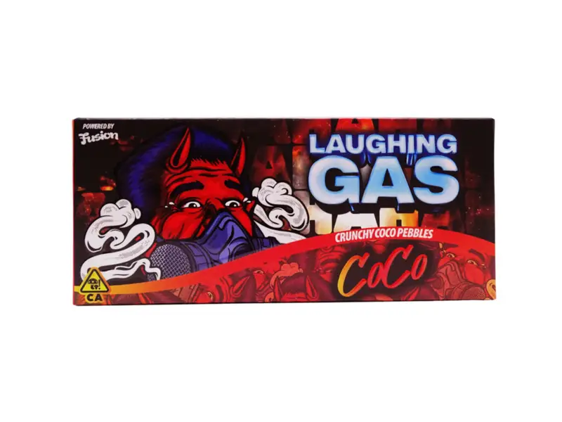 Crunchy Coco Pebbles Laughing Gas X Fusion Chocolate Bar | Fusion Mushroom Bar